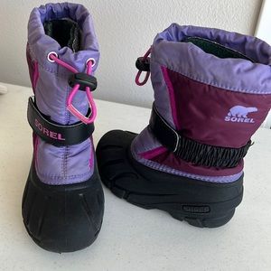 Toddler Girl Sorel Snow Boots - size 10